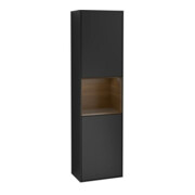 V&B Hochschrank Wandbeleuchtung Finion 41,8x151,6cm, re, Reg wal ven, bla m Lac