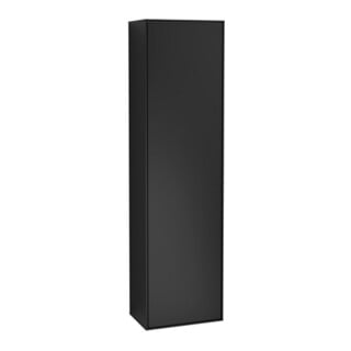 V&B Hochschrank Wandbeleuchtung Finion 41,8x151,6x27cm, Anschl li, bla m Lac
