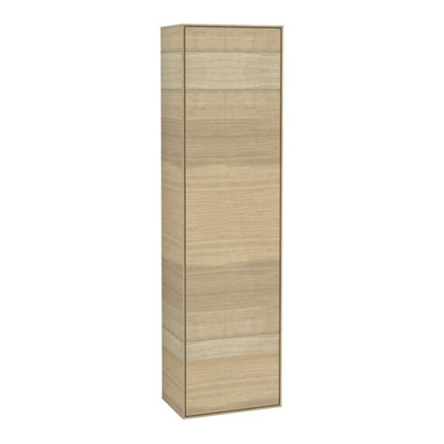 V&B Hochschrank Wandbeleuchtung Finion 41,8x151,6x27cm, Anschl li, Oak Veneer