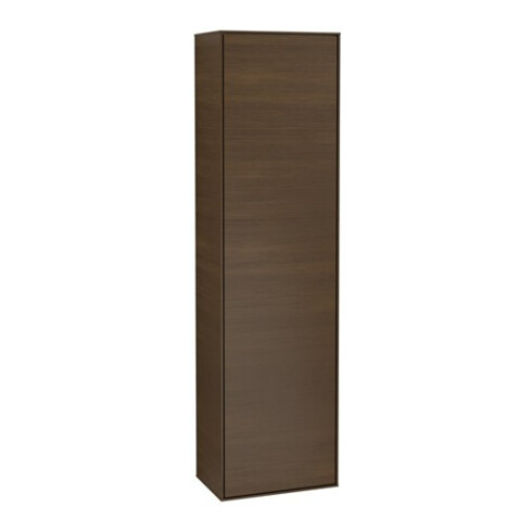 V&B Hochschrank Wandbeleuchtung Finion 41,8x151,6x27cm, Anschl li, wal veneer
