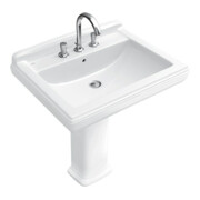 V&B Hommage Lavabo 75x58 cm, P bla C+, 1 trou robinet, trop-plein