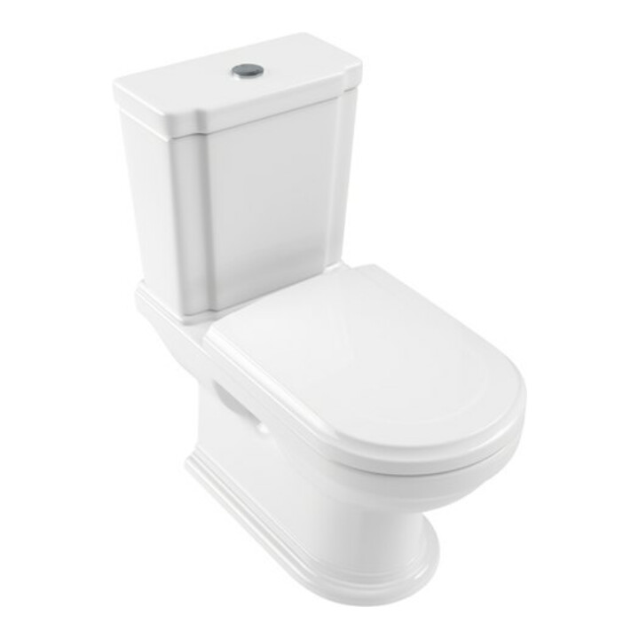 V&B Hommage WC suspendu, cuvette à chasse profonde 37x72,5 cm, évac. horiz., pour combi, blanc C+