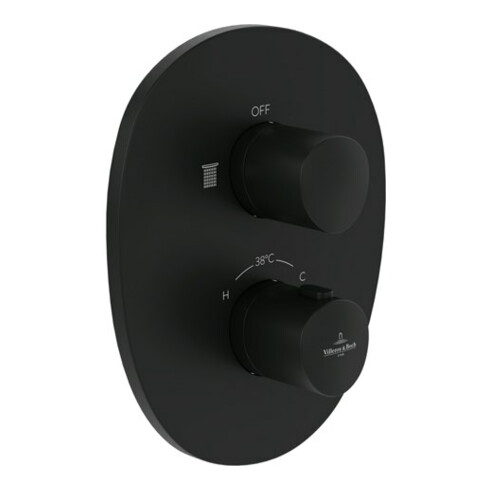 V&B Kit de montage ANTAO thermostat encastré avec régulateur de débit 1 voie, bleu