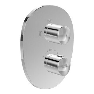 V&B Kit de montage ANTAO Thermostat encastré avec régulateur de débit 1 voie, chrome