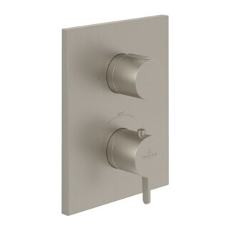 V&B Kit de montage Conum UP-Thermostat avec régulation 1 débit, blanc bleu