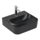V&B Lavabo à main Finion 43 x 39 cm 1 trou robinet pure black C+