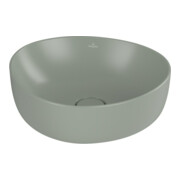 V&B Lavabo à poser ANTAO 40x39,5 cm, asym., sans trop-plein, morning gre. C+