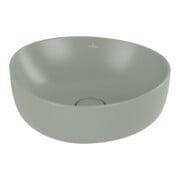 V&B Lavabo à poser ANTAO 40x39,5 cm, asym., sans trop-plein, morning gre. C+-3