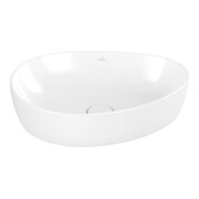 V&B Lavabo à poser ANTAO 51x40 cm, asym., sans trop-plein, blanc C-plus-3