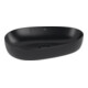 V&B Lavabo à poser ANTAO 65x40 cm, asym., sans trop-plein, noir pur C-plus-3