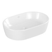 V&B Lavabo à poser Architectura 5A2660 600x400mm Ovale avec trop-plein Blanc Alpin-3