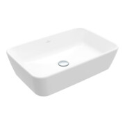 V&B Lavabo à poser Architectura 60x40cm, carré, avec trop-plein, blanc C-plus-3