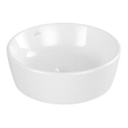 V&B Lavabo à poser Architectura d=45 cm, rond, avec trop-plein, blanc-3