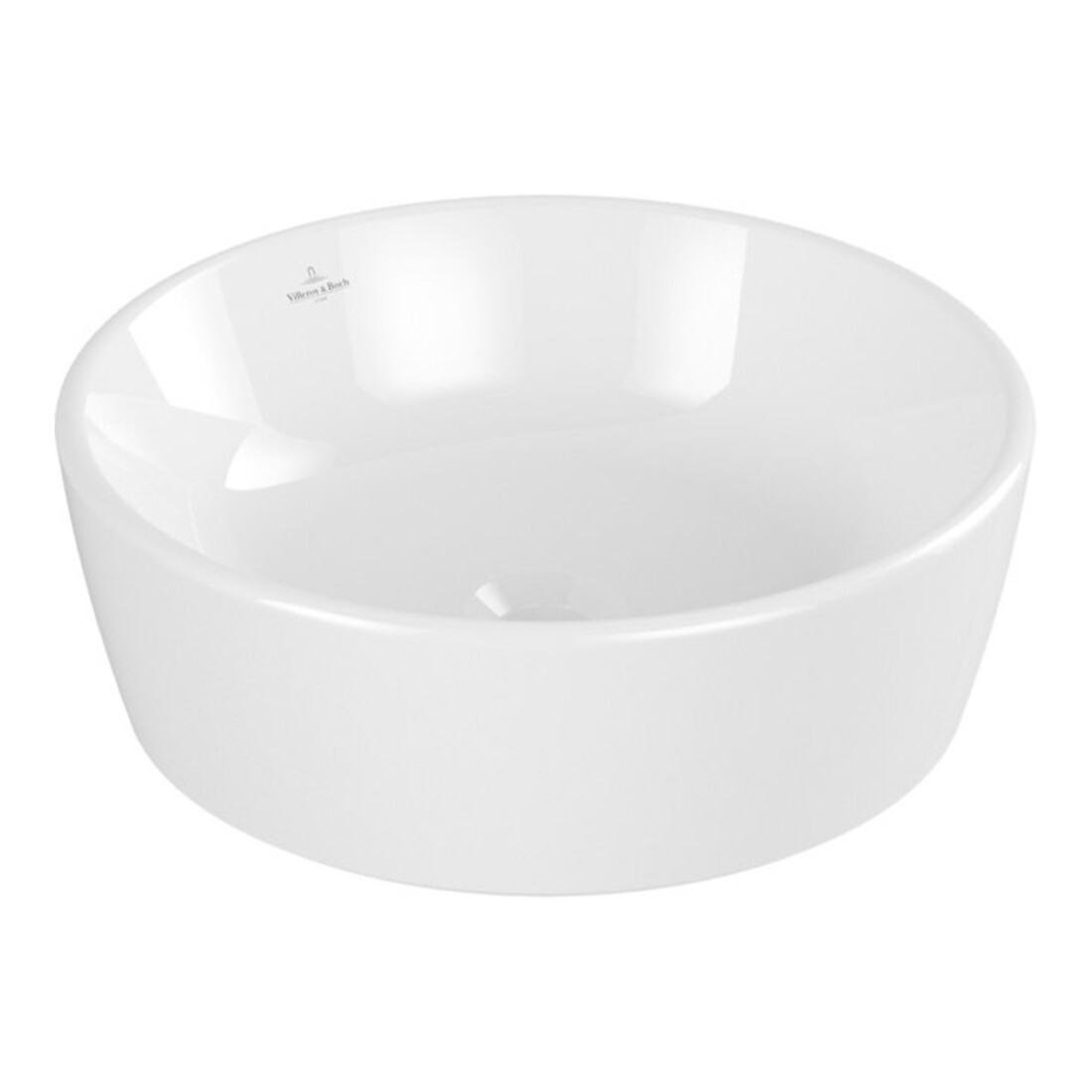 V&B Lavabo à poser Architectura d= 45 cm, rond, avec trop-plein, blanc C-plus