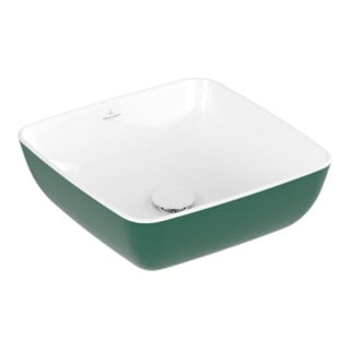 V&B Lavabo à poser Artis 41x41cm, ek, sans trou de robinet, sans trop-plein, Forest