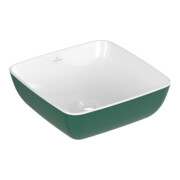 V&B Lavabo à poser Artis 41x41cm, ek, sans trou de robinet, sans trop-plein, Forest-3