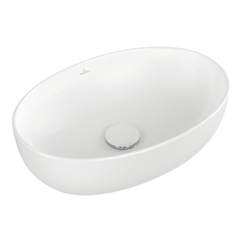 V&B Lavabo à poser Artis 48,5x32,5 cm, ovale, sans robinetterie, Powder
