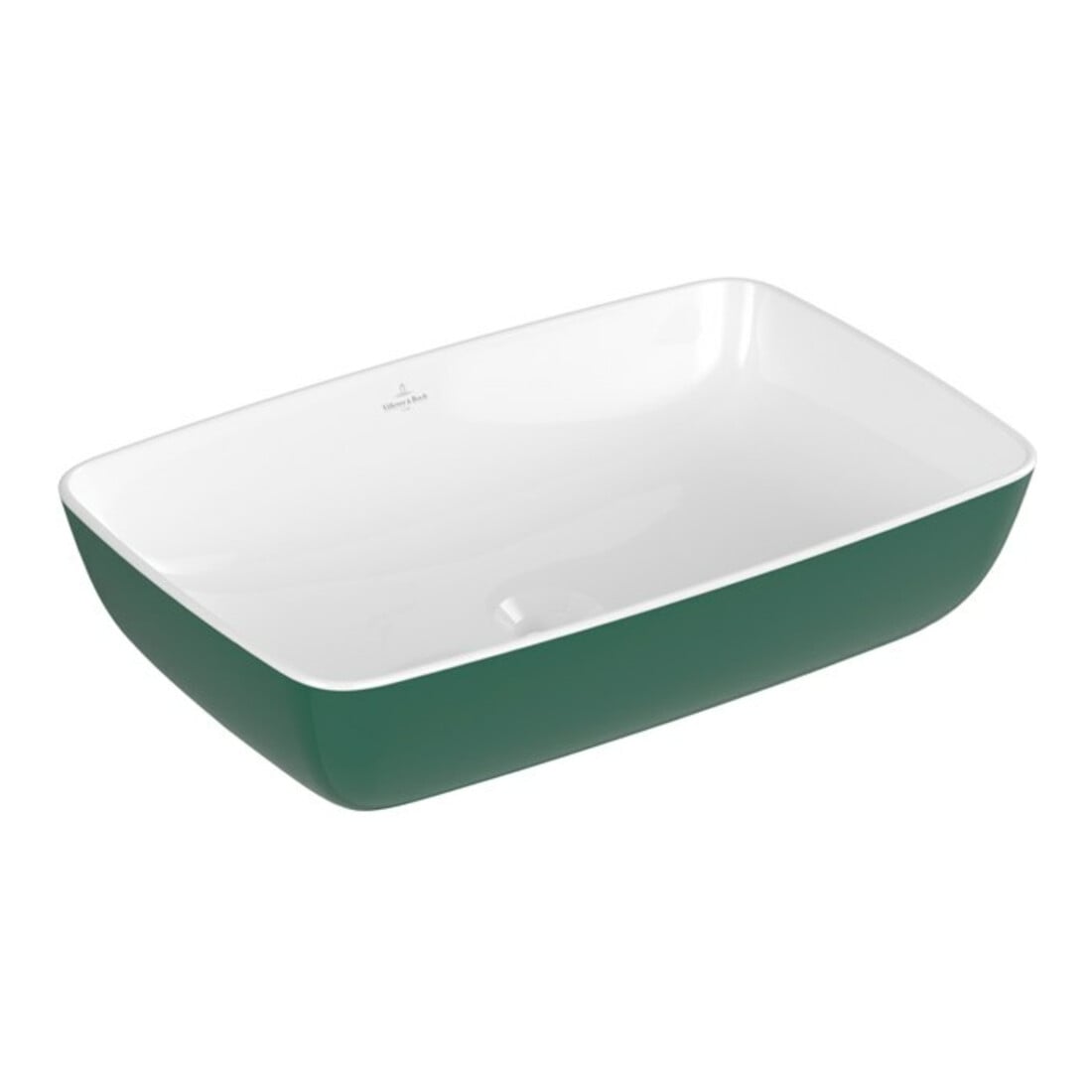 V&B Lavabo à poser Artis 58x38cm, blanc, sans trou robinet, sans trop-plein, Forest