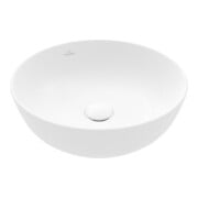 V&B Lavabo à poser Artis d 43 cm, rond, sans robinet, sans trop-plein, blanc brillant C+-3
