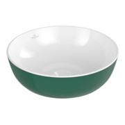 V&B Lavabo à poser Artis d 43 cm, rond, sans trou robinet, sans trop-plein, Forest-3