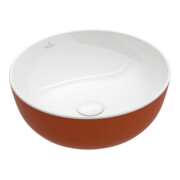 V&B Lavabo à poser Artis d 43 cm, sans trou de robinet, sans trop-plein, Rust