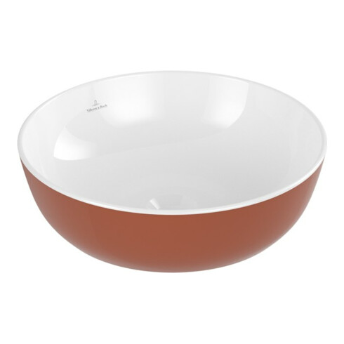 V&B Lavabo à poser Artis d 43 cm, sans trou de robinet, sans trop-plein, Rust