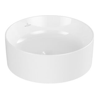 V&B Lavabo à poser Collaro d= 40 cm, sans trop-plein, blanc C-plus