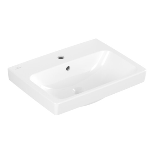 V&B Lavabo Architectura 55x42 cm, fermé, 1 trou, avec trop-plein, blanc