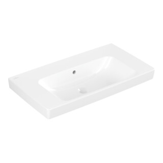 V&B Lavabo Architectura 80x44,5 cm, avec trop-plein, blanc C-plus