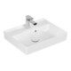 V&B Lavabo Collaro 50x40 cm, avec trop-plein, sous-meuble fermé, blanc C+-1