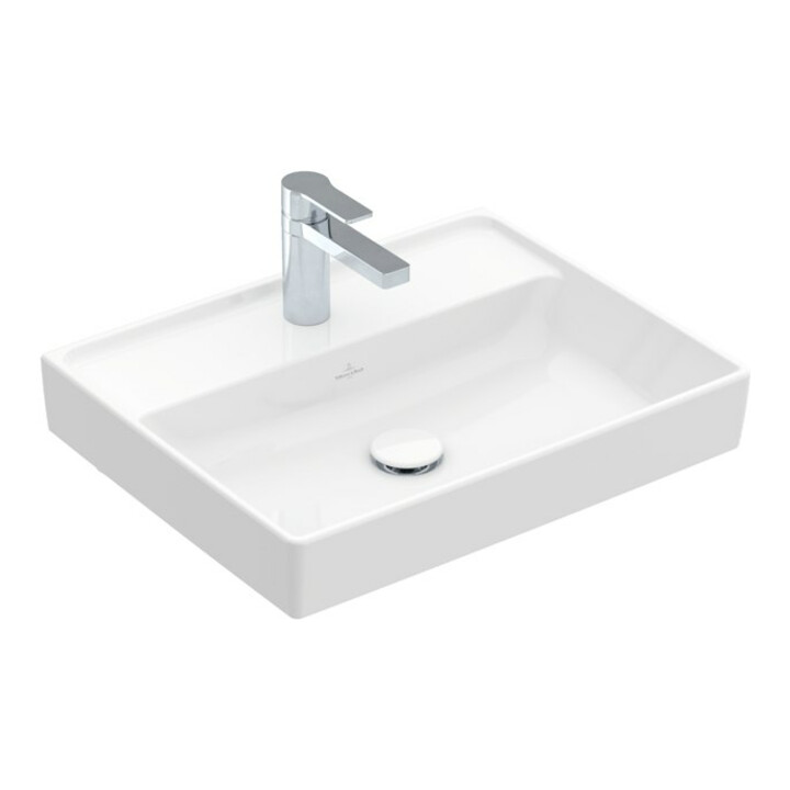 V&B Lavabo Collaro 55x44 cm, sans trop-plein, blanc