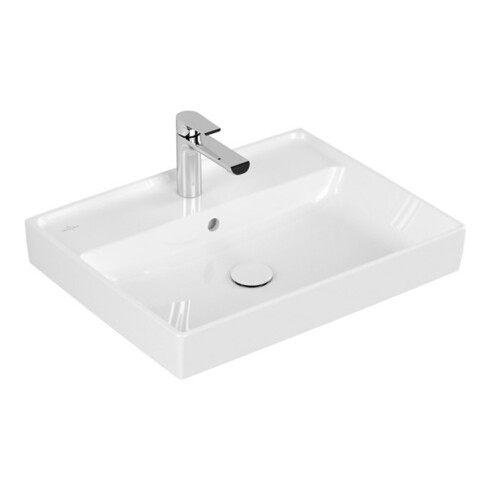 V&B Lavabo Collaro 60x47 cm, avec trop-plein, blanc C-plus