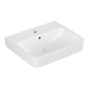 V&B Lavabo encastré/à poser O.NOVO 55x46cm, carré, avec trop-plein, blanc