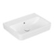 V&B Lavabo encastré/à poser O.NOVO 60x46 cm, angle, sans trou, avec trop-plein, blanc-1