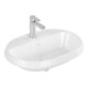 V&B Lavabo encastré Architectura 60x45cm, ovale, 1 trou, sans trop-plein, blanc C-plus-3