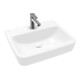 V&B Lavabo encastré/sur plan O.NOVO 55x46cm, angle, c/ trop-plein, s/ trop-plein, blanc A-bac C+-1