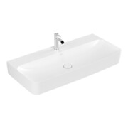 V&B Lavabo Finion 100x47 cm, avec trou robinet, sans trop-plein, blanc mat C+-3