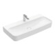 V&B Lavabo Finion 100x47cm, trou robinet, trop-plein, vidage, blanc C+-3