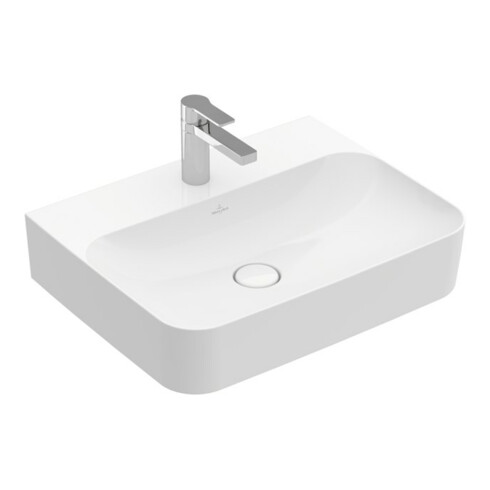 V&B Lavabo Finion 60x47 cm, avec trop-plein, blanc C+