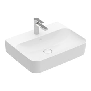 V&B Lavabo Finion 60x47 cm, avec trop-plein, sans robinet, blanc C+