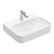 V&B Lavabo Finion 60x47 cm, avec trou robinet, sans trop-plein, blanc C+