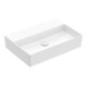 V&B Lavabo Memento 2.0 60x42 cm, fermé, sans trop-plein, blanc alp C-plus-1