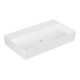 V&B Lavabo Memento 2.0 80x47cm, fermé, sans trop-plein, blanc brillant C-plus
