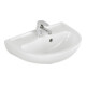 V&B Lavabo Newo 45x34cm, ovale forme, 1 trou robinet, avec trop-plein, blanc-1