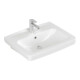 V&B Lavabo Newo 60x47 cm, blanc, angle, 1 trou robinet, avec trop-plein-1