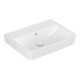 V&B Lavabo O.NOVO 60x46 cm, angle, sans robinet, avec trop-plein, blanc A-bac C+-1