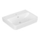 V&B Lavabo O.NOVO 60x46cm, carré, avec trop-plein, avec trou robinet, blanc