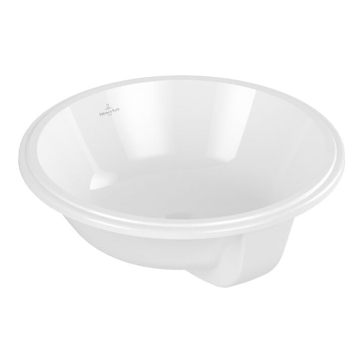 V&B Lavabo sous plan Architectura d= 40 cm, rond, avec trop-plein, blanc C-plus