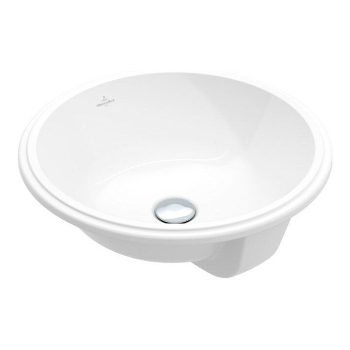 V&B Lavabo sous plan Architectura d 40 cm, rond, sans trop-plein, blanc C-plus