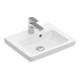V&B Lavabo Subway 2.0 45x37 cm, blanc C+, avec trou de robinet, trop-plein-3
